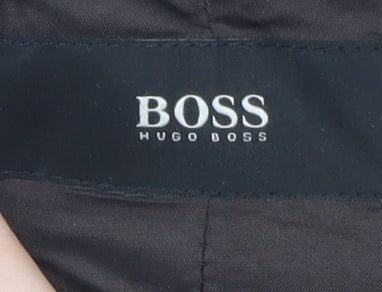 Mens UK Size 52 HUGO BOSS Grey Overcoat