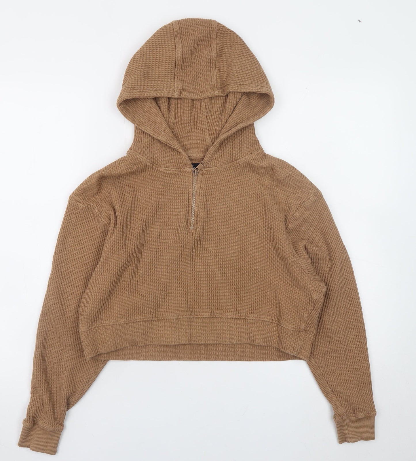 Womens UK Size 6 Threadbare Beige Pullover Hoodie