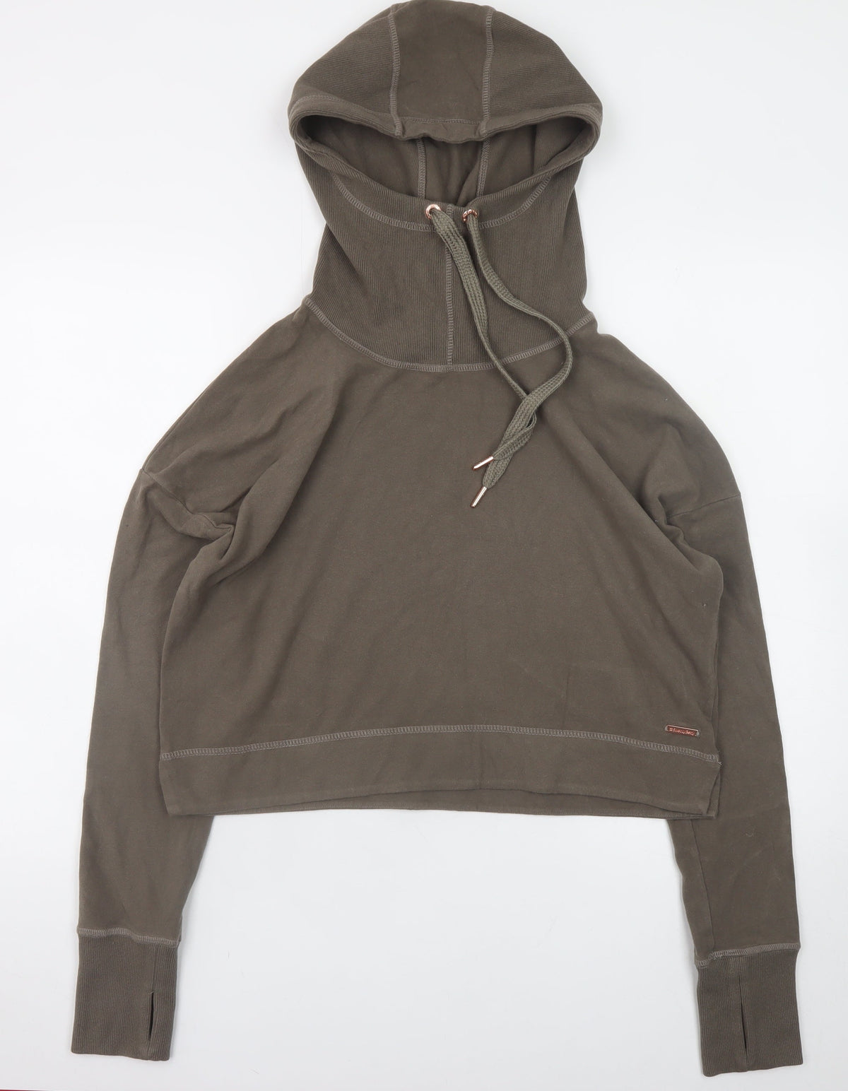 Womens UK Size M Sweaty Betty Brown Pullover Hoodie
