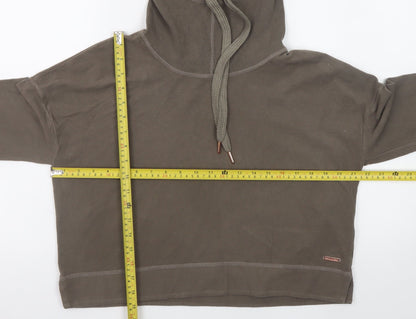 Womens UK Size M Sweaty Betty Brown Pullover Hoodie