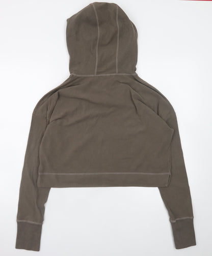 Womens UK Size M Sweaty Betty Brown Pullover Hoodie