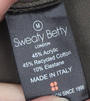 Womens UK Size M Sweaty Betty Brown Pullover Hoodie