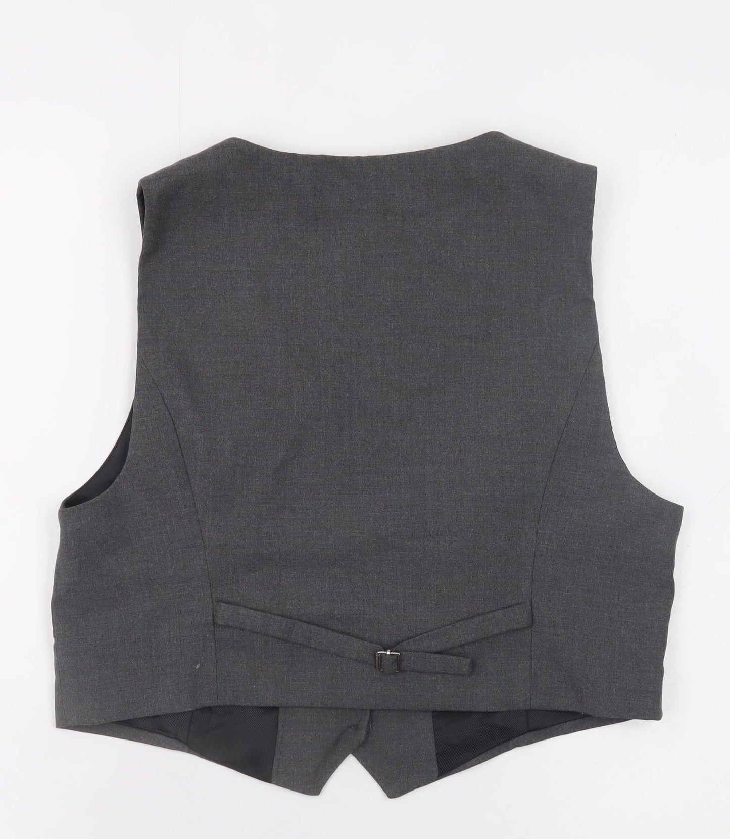 Womens UK Size M Zara Grey Classic Blouse