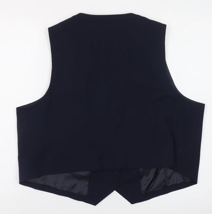 Womens UK Size 20 Marks and Spencer Black Basic Blouse
