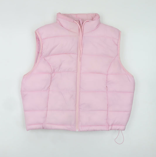 Womens UK Size M Primark Pink Puffer Jacket