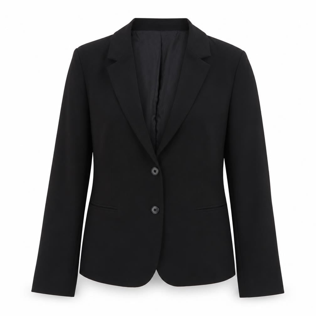 Montego Women’s Black Blazer Jacket Size 10 Regular Fit Workwear