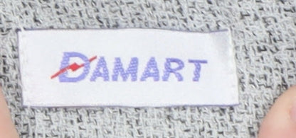 Damart Women Grey Blazer Jacket Size 16 Classic Workwear Style
