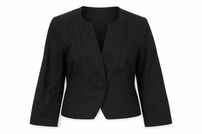 Maxi Librati Womens Black Wool Blazer Size 18 Classic Formal Jacket