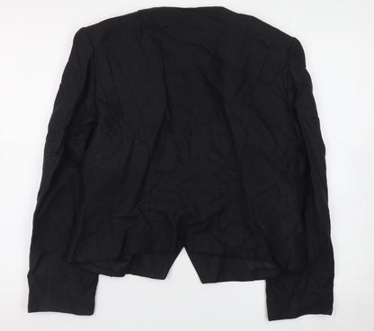 Maxi Librati Womens Black Wool Blazer Size 18 Classic Formal Jacket