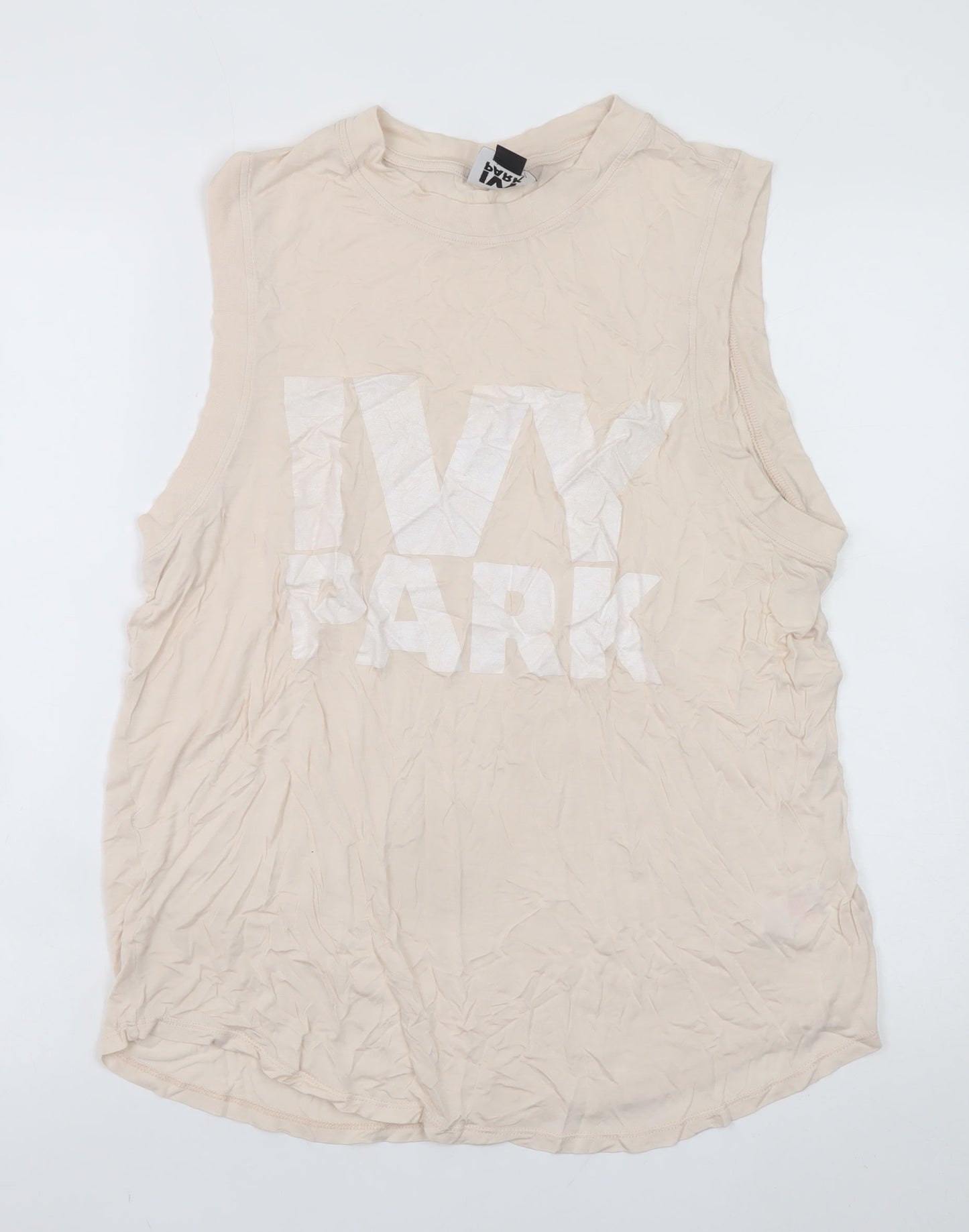 Womens UK Size M IVY PARK Beige Basic Tank
