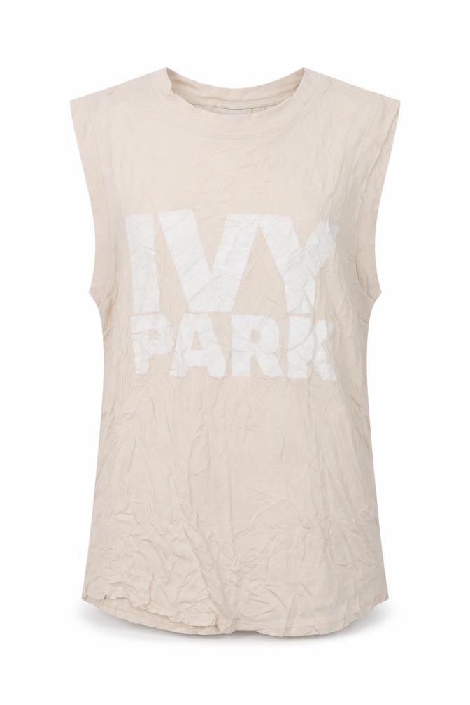 Womens UK Size M IVY PARK Beige Basic Tank
