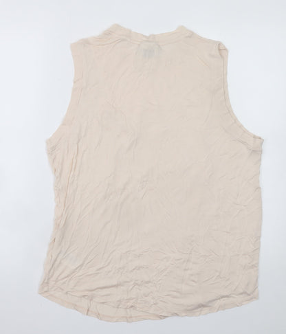 Womens UK Size M IVY PARK Beige Basic Tank