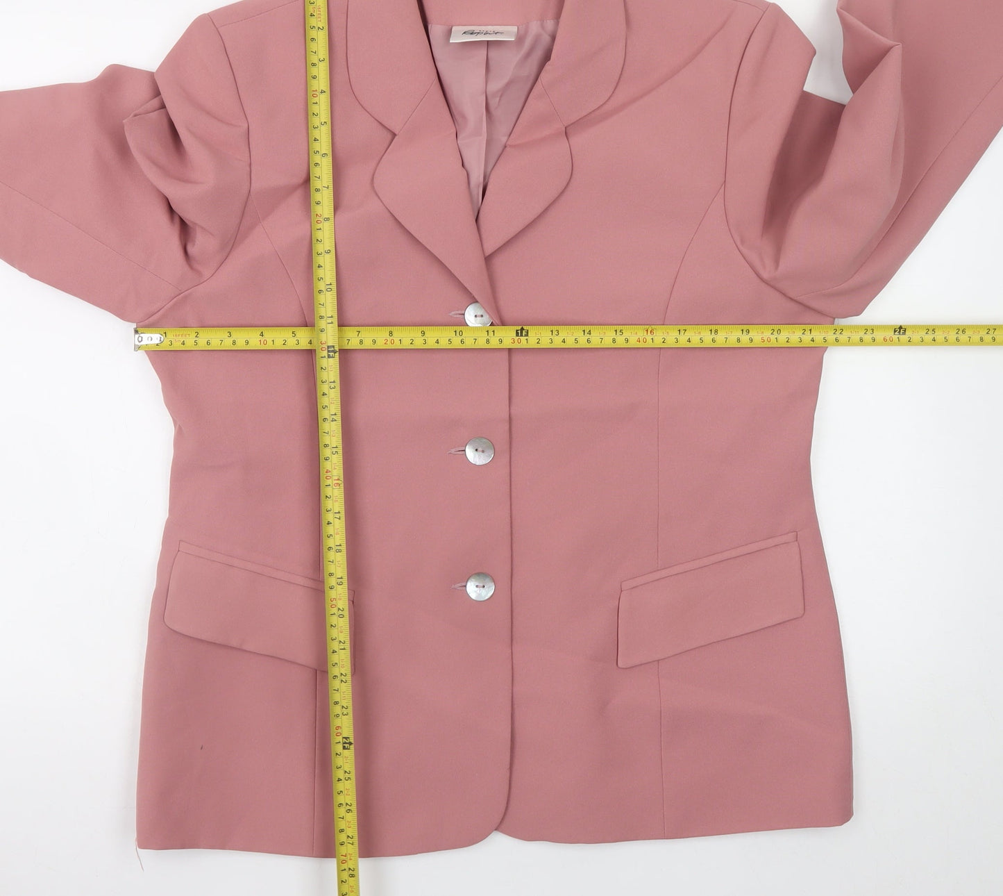 Womens UK Size 18 Style Report Regular Pink Blazer
