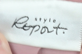 Womens UK Size 18 Style Report Regular Pink Blazer