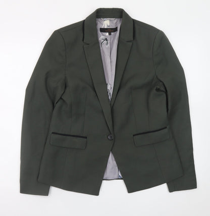 Womens UK Size 14 NEXT Regular Green Blazer