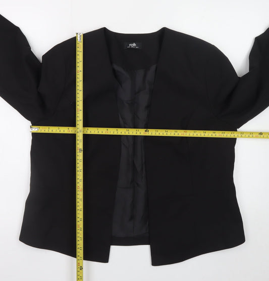 Womens UK Size 16 Wallis Regular Black Blazer