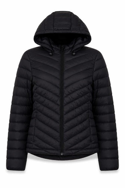 Womens UK Size S Primark Black Puffer Jacket