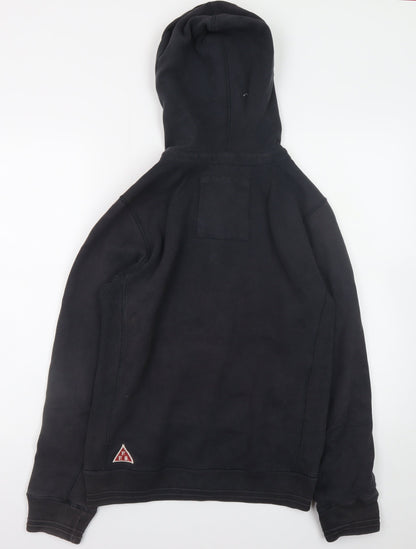 Mens UK Size XS Fat Face Black Full Zip Hoodie