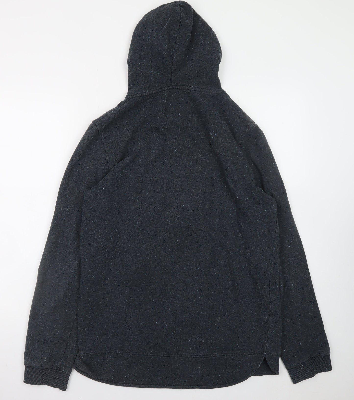 Mens UK Size L RVLT Revolution Black Full Zip Hoodie