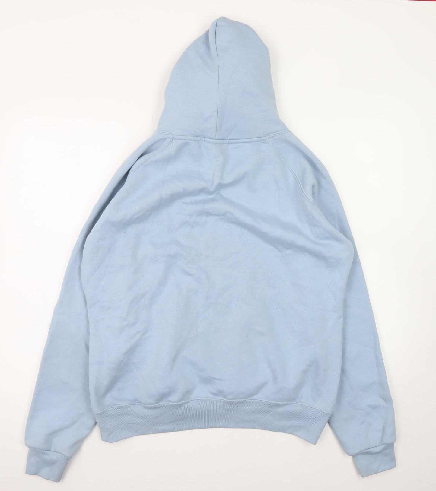 Womens UK Size XL Lady Fit Hood Blue Pullover Hoodie