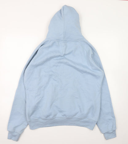Womens UK Size XL Lady Fit Hood Blue Pullover Hoodie