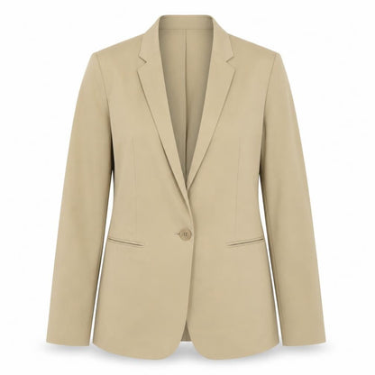 Womens UK Size 10 Kin by John Lewis Regular Beige Blazer