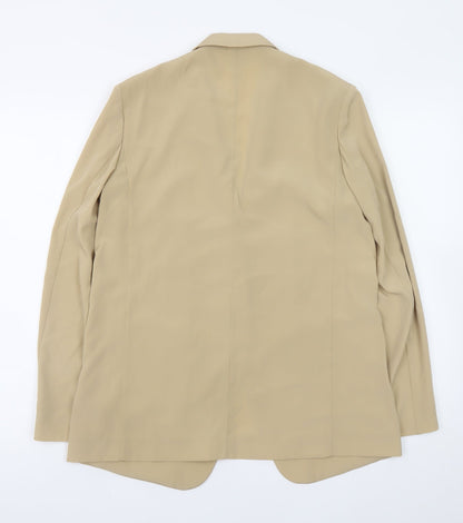 Womens UK Size 10 Kin by John Lewis Regular Beige Blazer