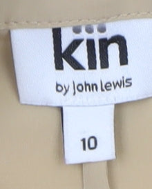 Womens UK Size 10 Kin by John Lewis Regular Beige Blazer