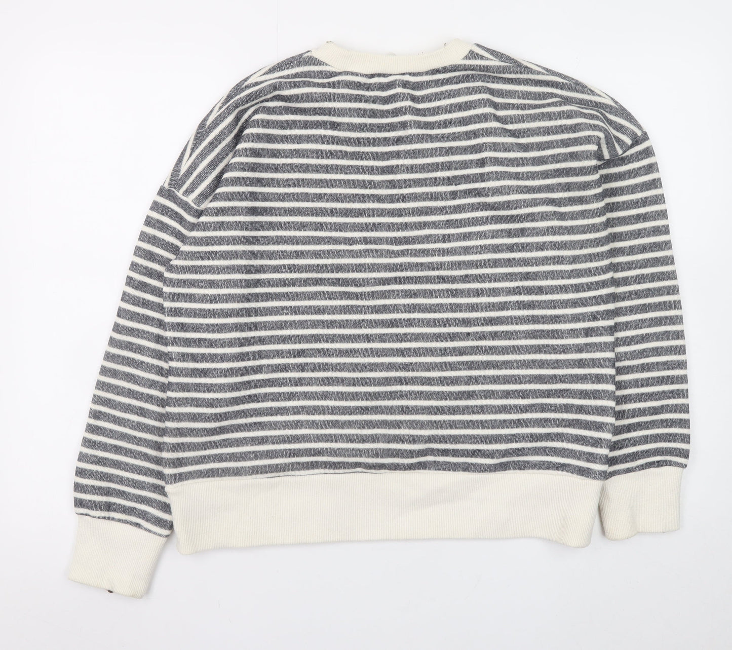 Womens UK Size M Zara Grey Pullover Sweatshirt