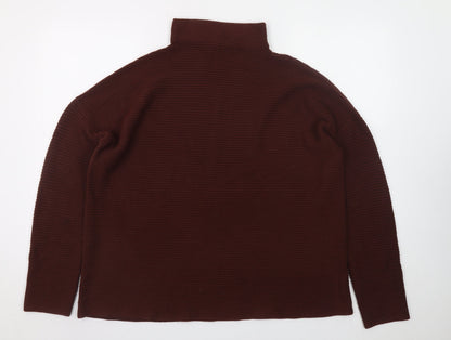 Mens UK Size XL French Connection Brown Pullover Jumper