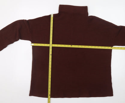 Mens UK Size XL French Connection Brown Pullover Jumper