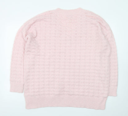 Womens UK Size 20/22 JD Williams Pink Pullover Jumper