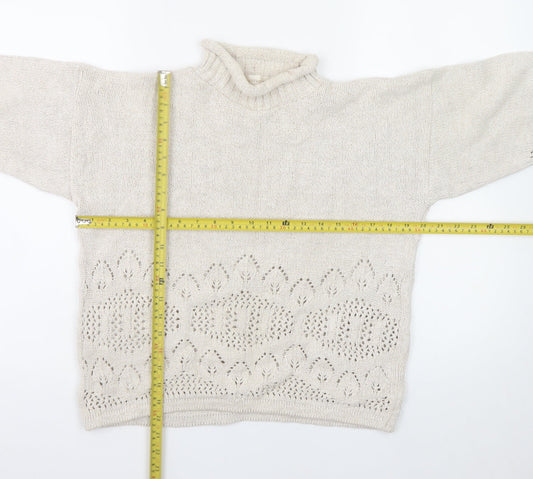 Womens UK Size 10 Dorothy Perkins Ivory Pullover Jumper