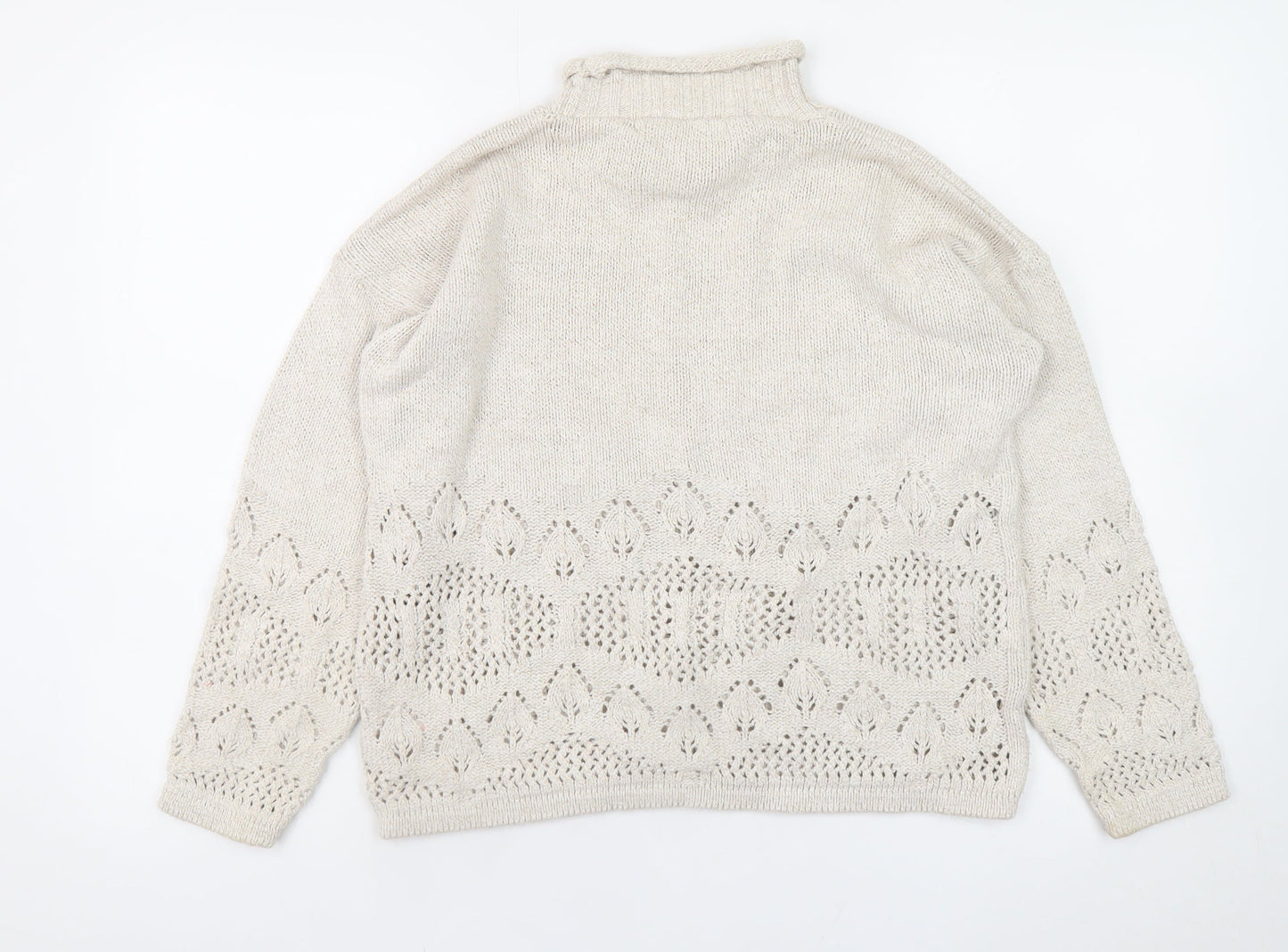 Womens UK Size 10 Dorothy Perkins Ivory Pullover Jumper