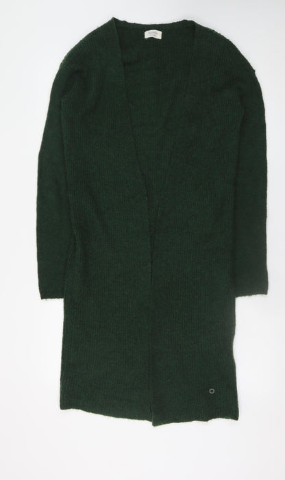 Womens UK Size XS Numph Green Cardigan Jumper