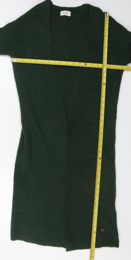 Womens UK Size XS Numph Green Cardigan Jumper