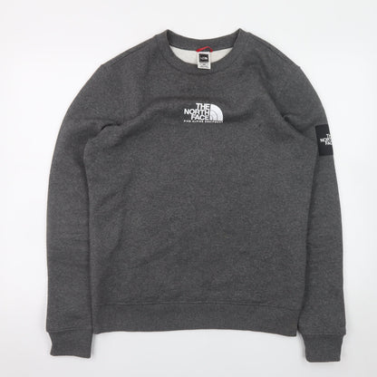 Mens UK Size M The North Face Grey Pullover Sweatshirt