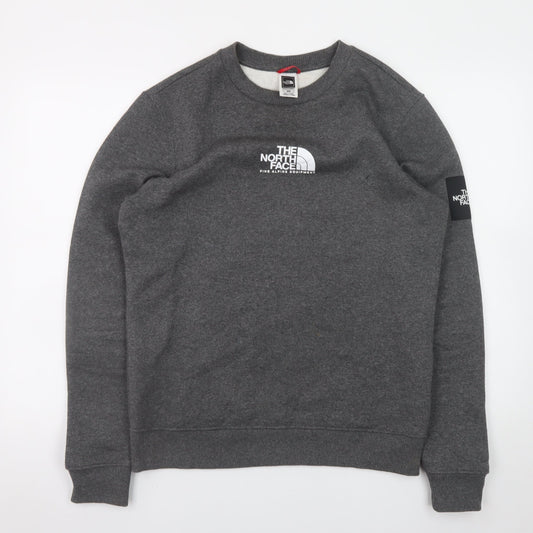 Mens UK Size M The North Face Grey Pullover Sweatshirt