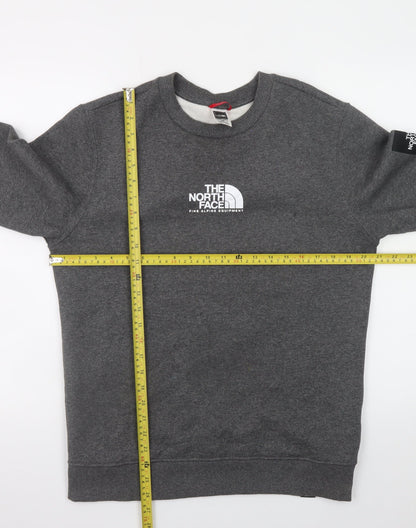 Mens UK Size M The North Face Grey Pullover Sweatshirt
