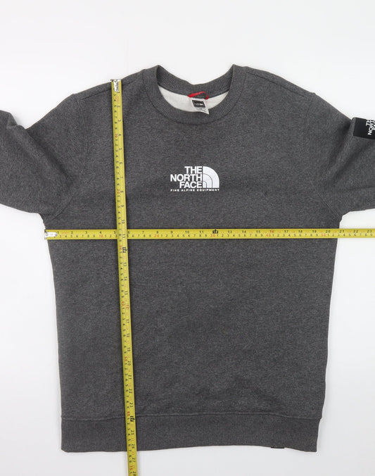 Mens UK Size M The North Face Grey Pullover Sweatshirt