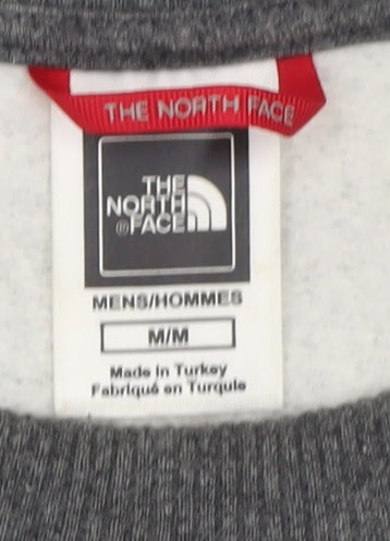 Mens UK Size M The North Face Grey Pullover Sweatshirt