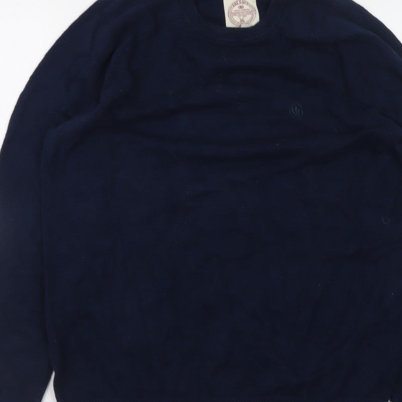 Fat Face Mens Blue Medium Crew Neck Pullover Jumper