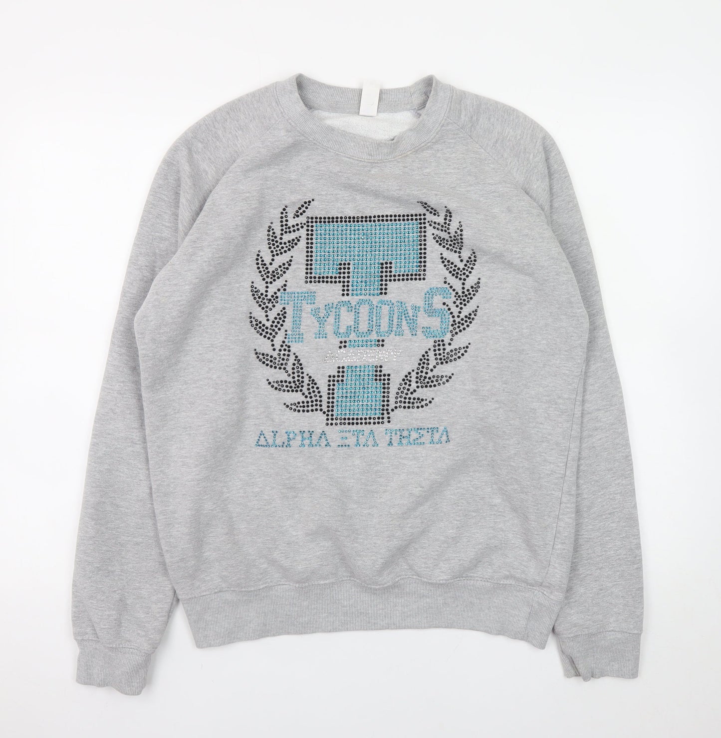 Womens UK Size M JustHoods Grey Pullover Sweatshirt
