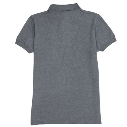 GANT Men's Grey Slim Fit Cotton Polo Shirt Size M
