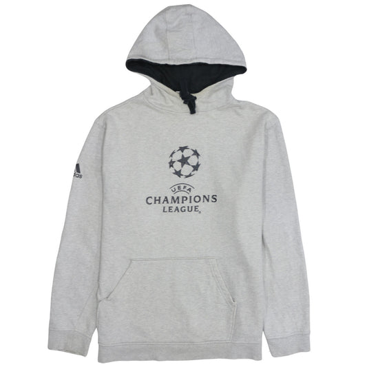 Mens UK Size L adidas Grey Pullover Hoodie