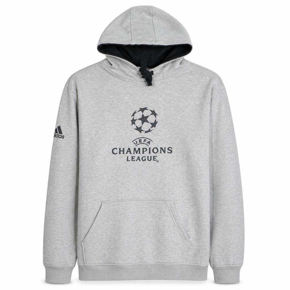 Mens UK Size L adidas Grey Pullover Hoodie