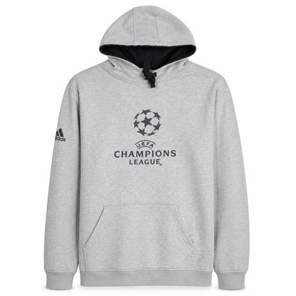 Mens UK Size L adidas Grey Pullover Hoodie