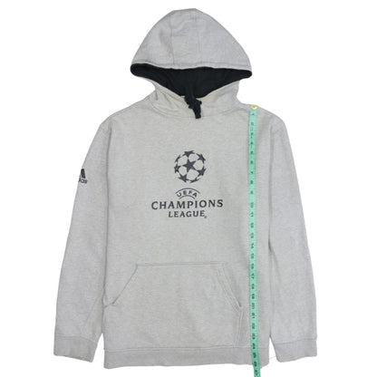 Mens UK Size L adidas Grey Pullover Hoodie