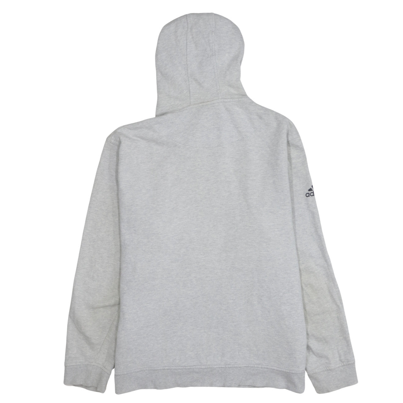 Mens UK Size L adidas Grey Pullover Hoodie