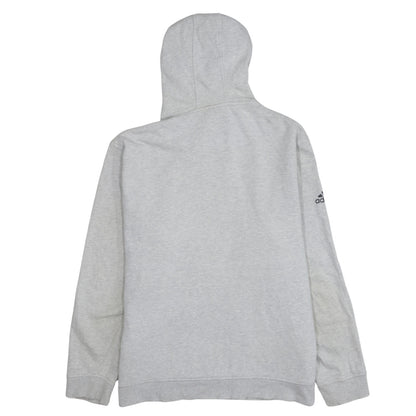 Mens UK Size L adidas Grey Pullover Hoodie